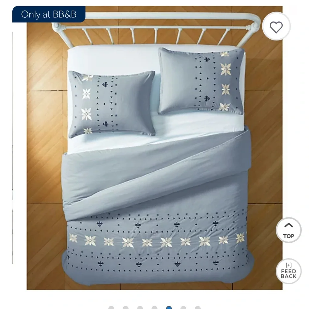 Wild Sage Alana Geometric 3-Piece Reversible Comforter Set